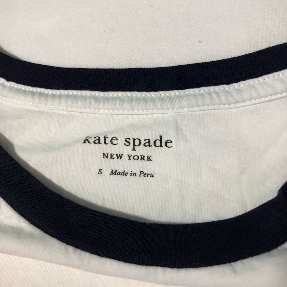 Kate spade New York women S tshirt squeeze the day orange fruit graphic sparkle - Picture 3 of 9